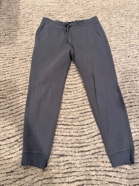 Hollister Men's Dark Charcoal Drawstring Joggers